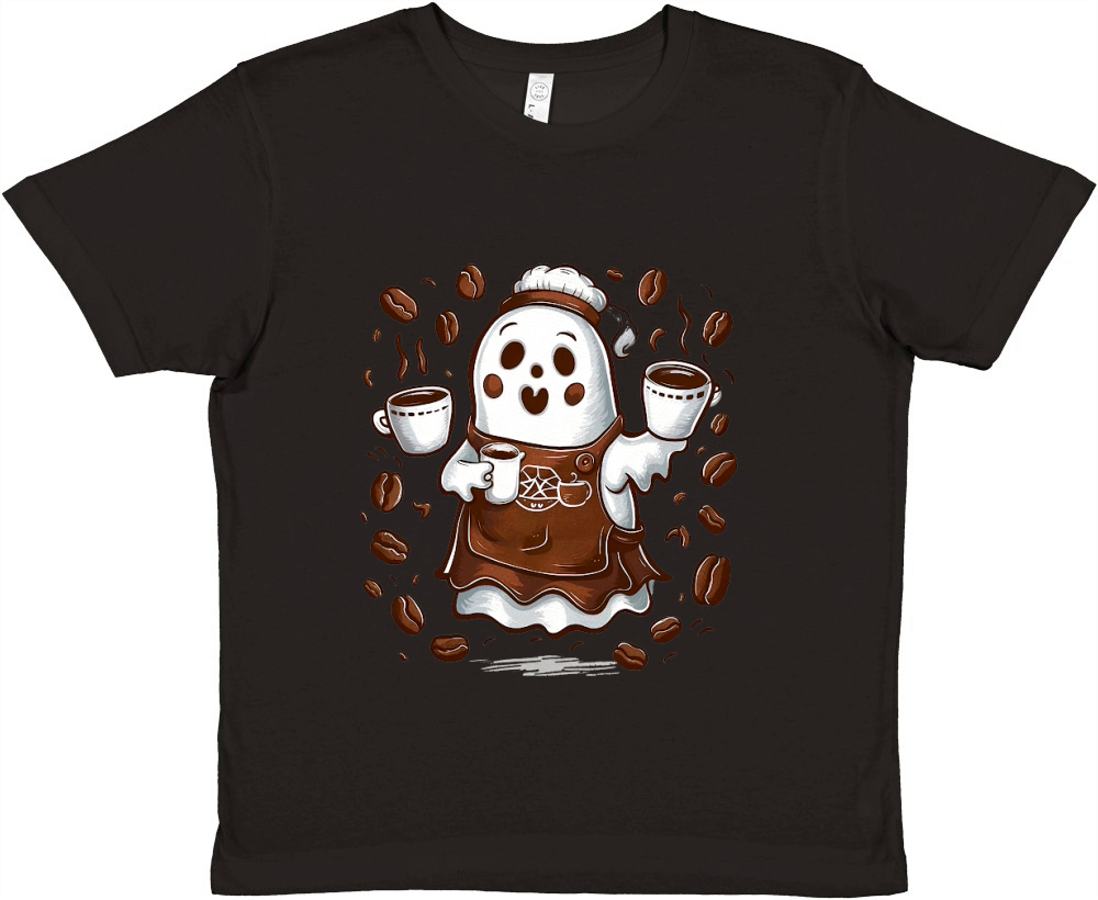 Cute Ghost Boo Halloween 1.02 Premium Kids Crewneck T-shirt