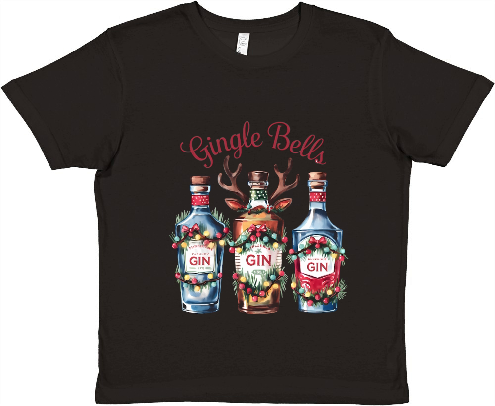 Gingle Bells Vintage Christmas 02 Premium Kids Crewneck T-shirt