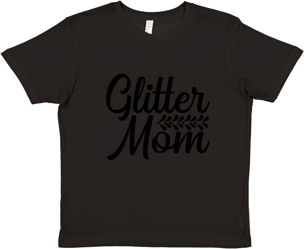 Glitter Mom Premium Kids Crewneck T-shirt