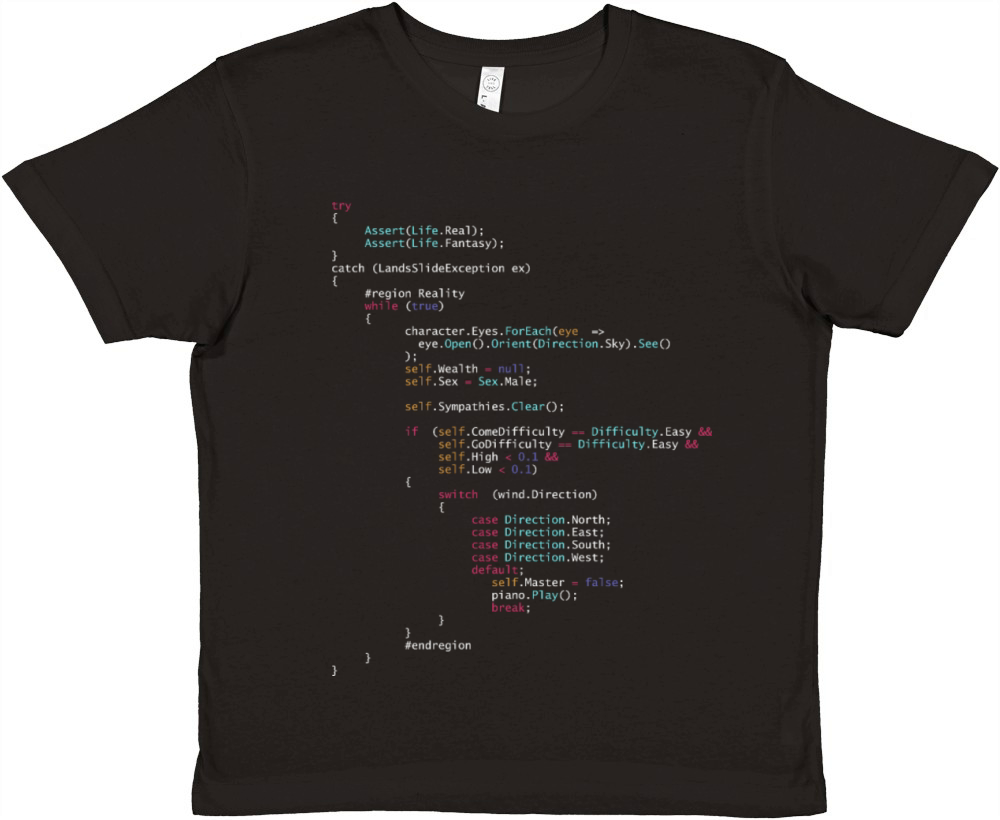 Is This The Real Life Coding Programming Color Premium Kids Crewneck T-shirt