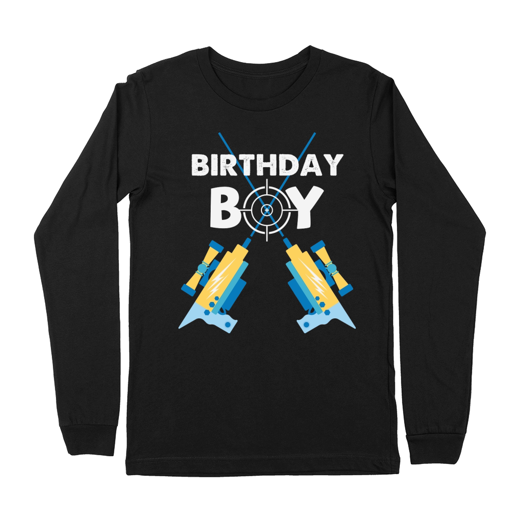 birthday boy gun 5 Premium Long Sleeve