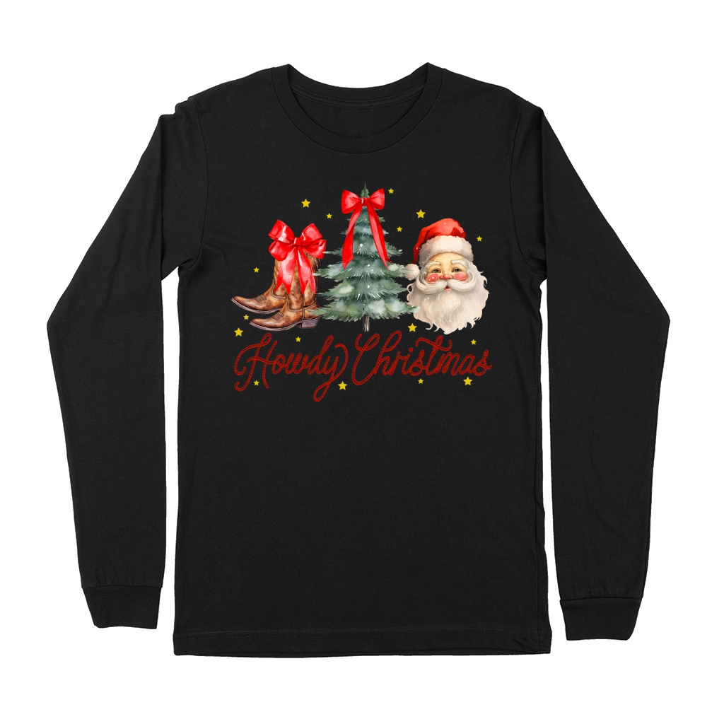 Howdy Christmas Traditional Premium Long Sleeve
