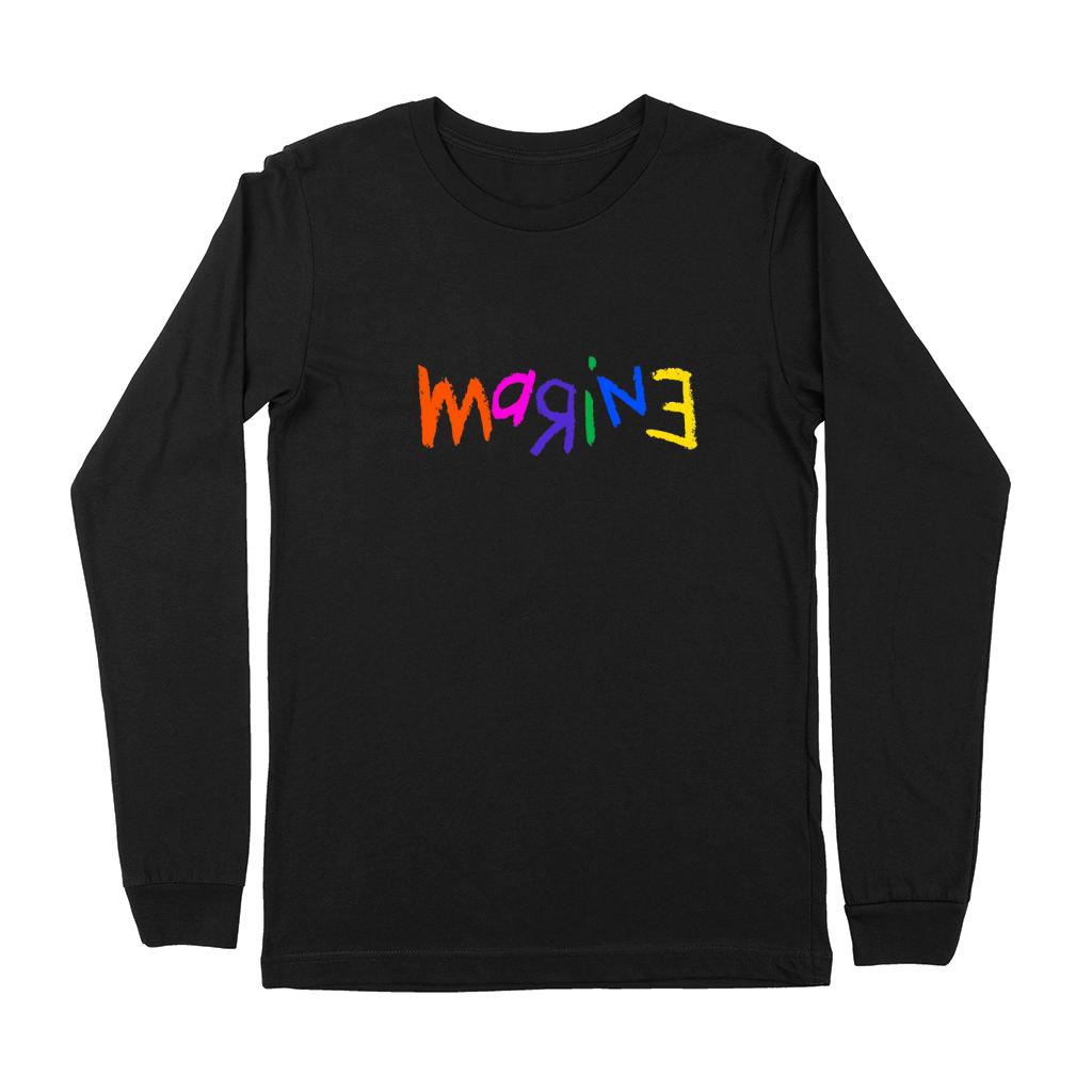 marine crayon  colorful art Premium Long Sleeve