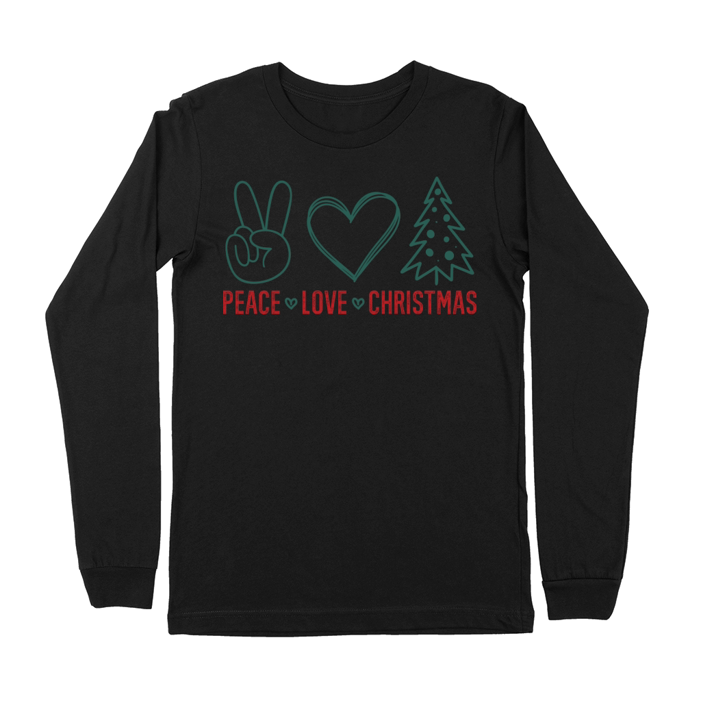 peace love christmas Premium Long Sleeve