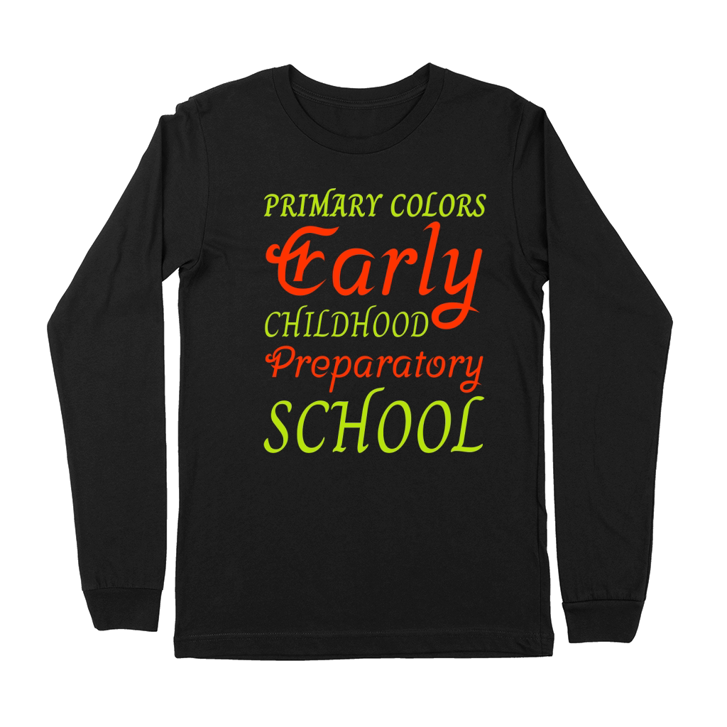 primary colors early [Converted] Premium Long Sleeve
