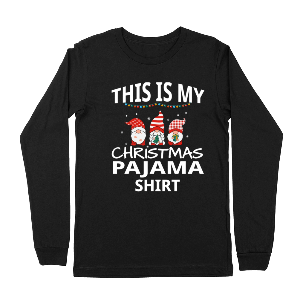This is My Christmas Pajama Funny Christmas Pajama Premium Long Sleeve