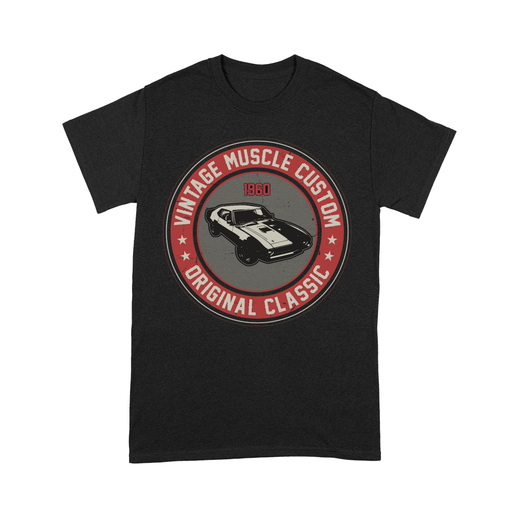 vintage muscle car vector (1) Premium T-shirt