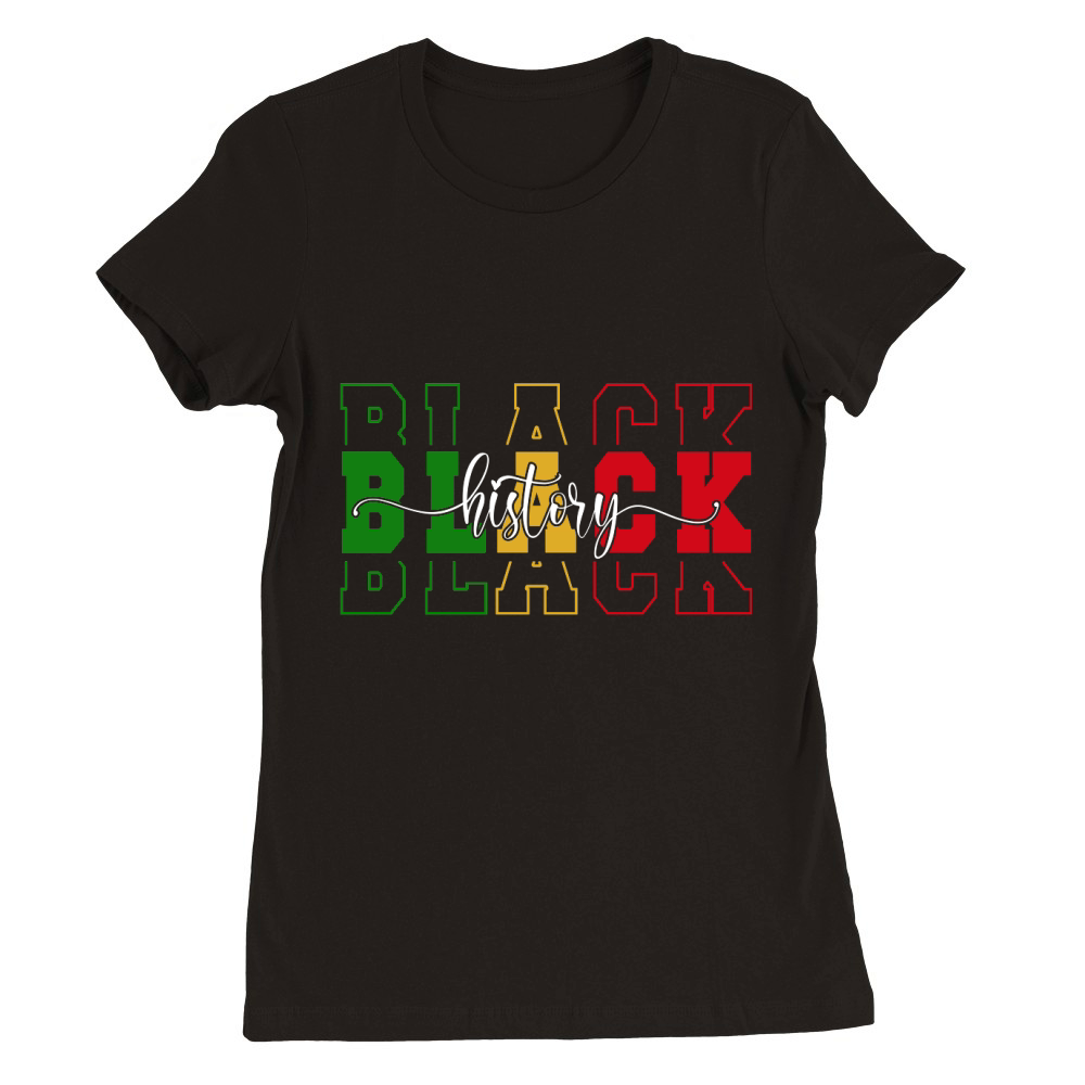 Black History  2 Premium Womens Crewneck T-shirt