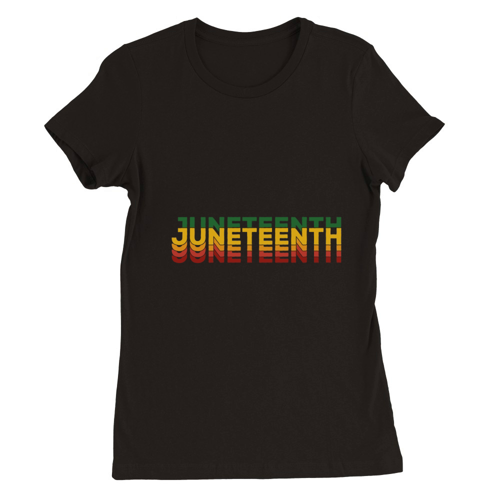 Juneteenth 5 Premium Womens Crewneck T-shirt