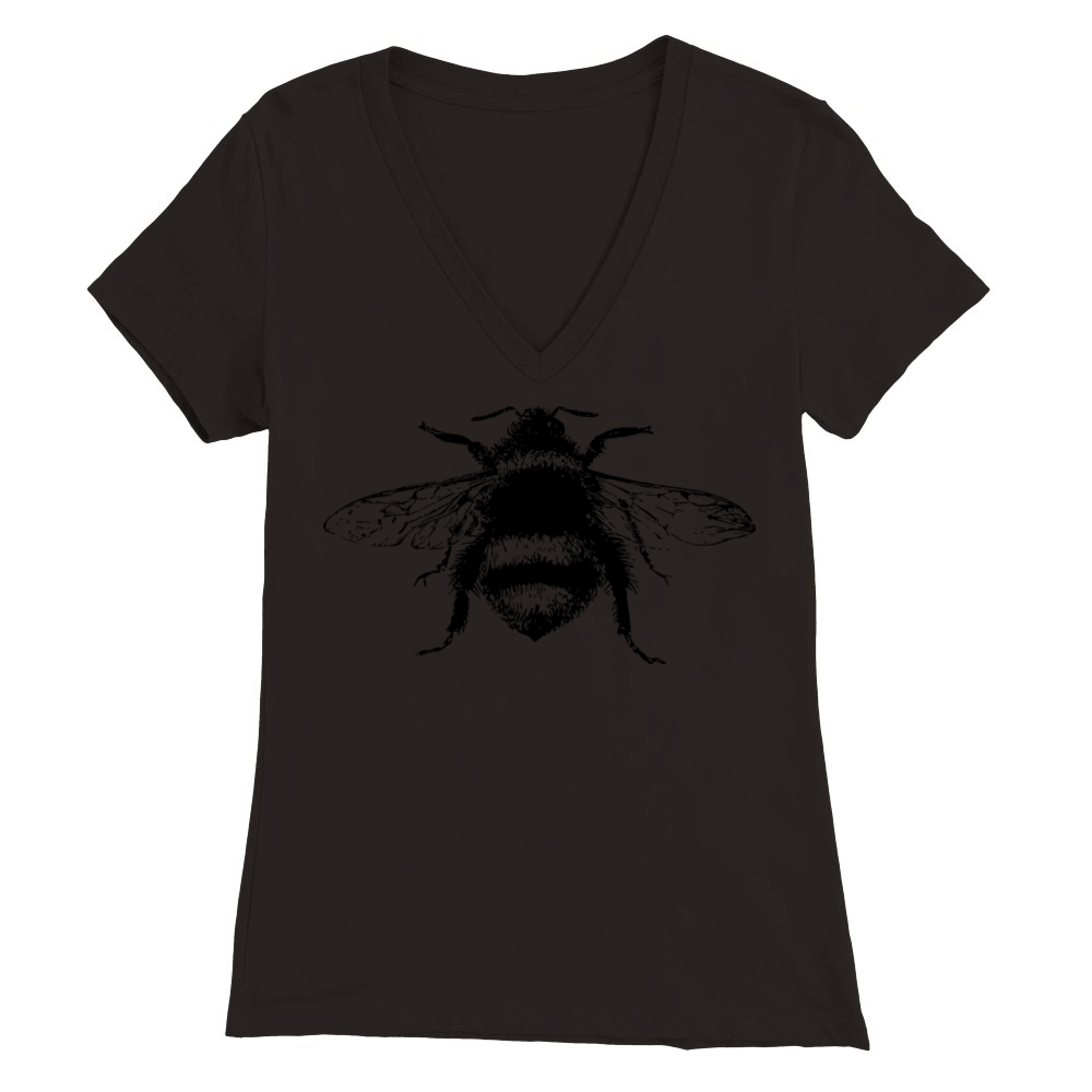 bee Premium Womens V-Neck T-shirt