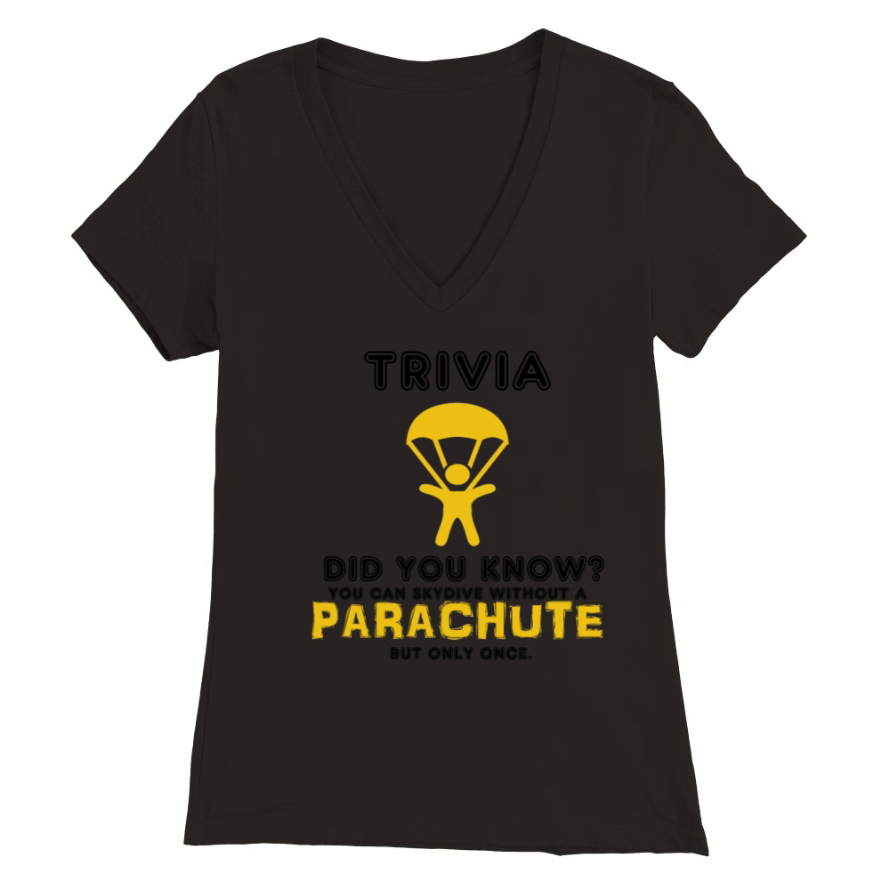 Parachute Premium Womens V-Neck T-shirt
