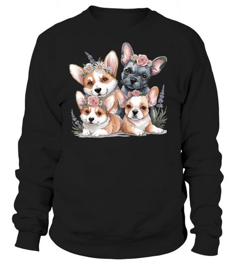 Dog Watercolor Bundle 11 Sweatshirt Unisex