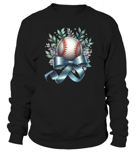 Selvar Ribbon Softball Childhood Sweatshirt Unisex