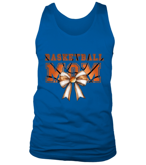 Basketball mom bow 02 Tank Top Unisex