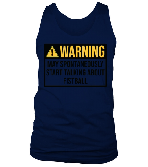 Fistball Funny Warning Tank Top Unisex
