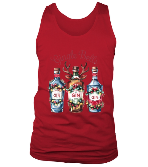 Gingle Bells Vintage Christmas 02 Tank Top Unisex