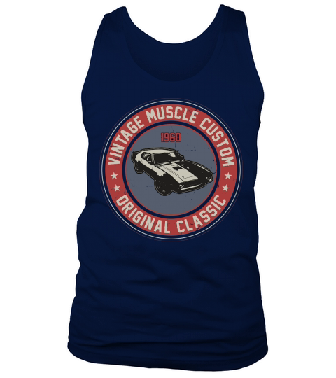 vintage muscle car vector (1) Tank Top Unisex
