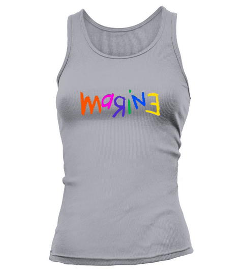 marine crayon  colorful art Tank top Woman