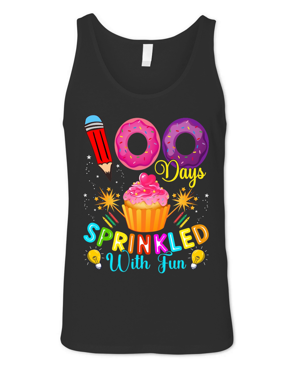 100 Days Sprinkled With Fun Unisex Jersey Tank