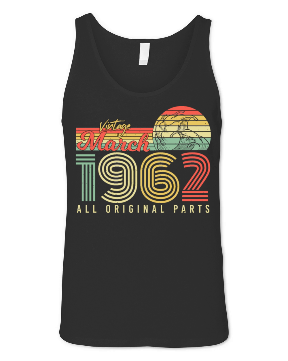 1962 March Retro Unisex Jersey Tank