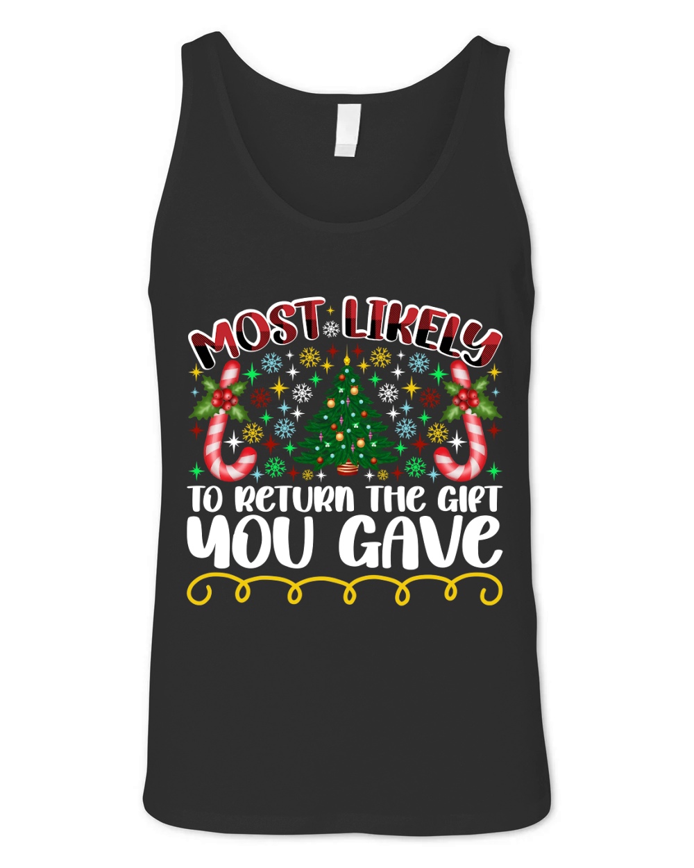 Most Likely To Return The Gift You Gave Unisex Jersey Tank