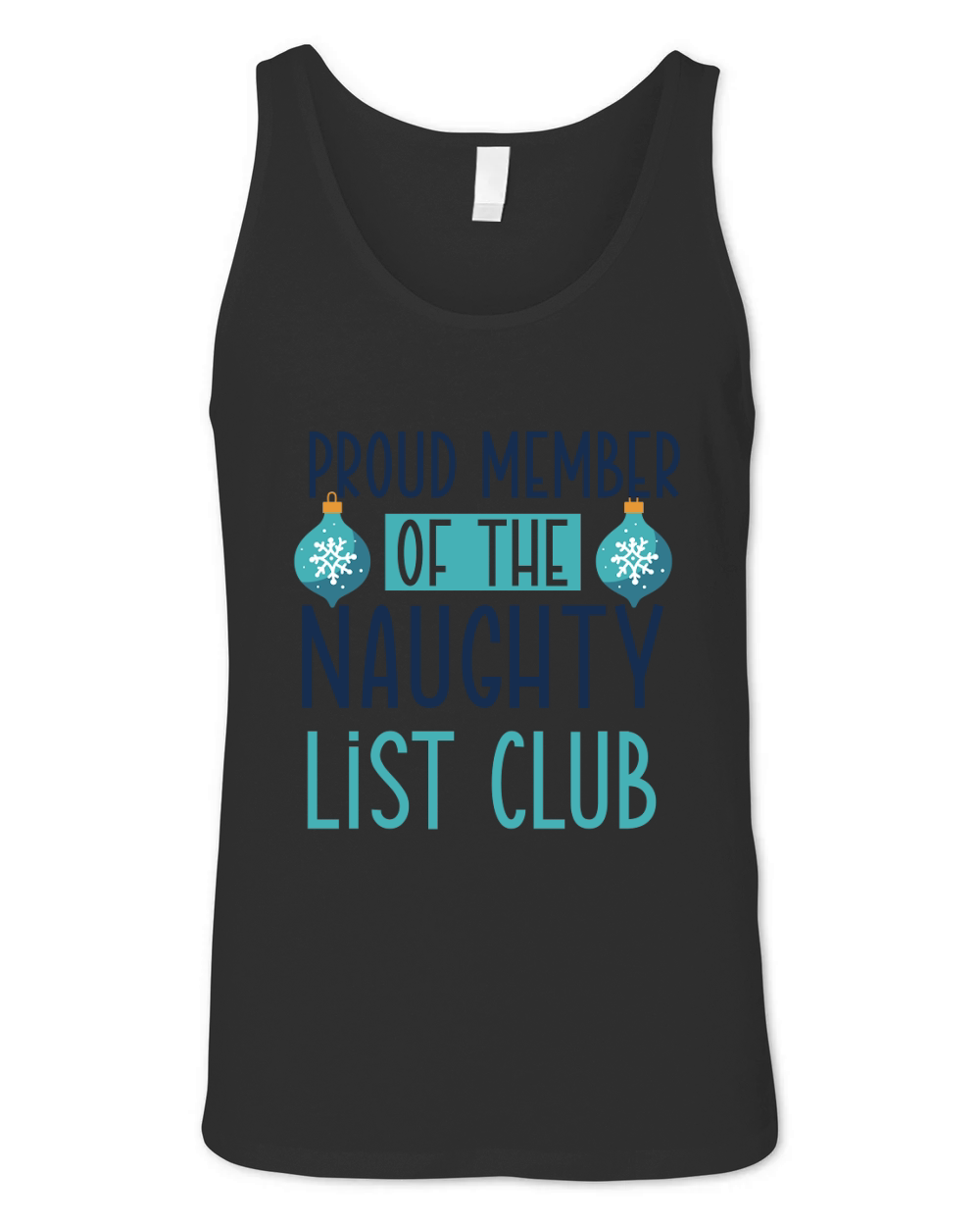 Proud Member of The Naughty List Club Unisex Jersey Tank