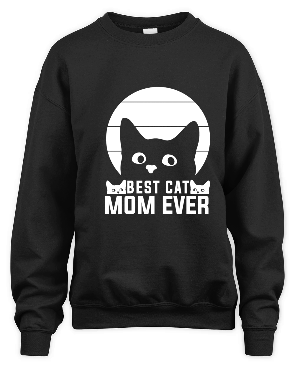 Best cat mom ever 02 Unisex Premium Crewneck Sweatshirt