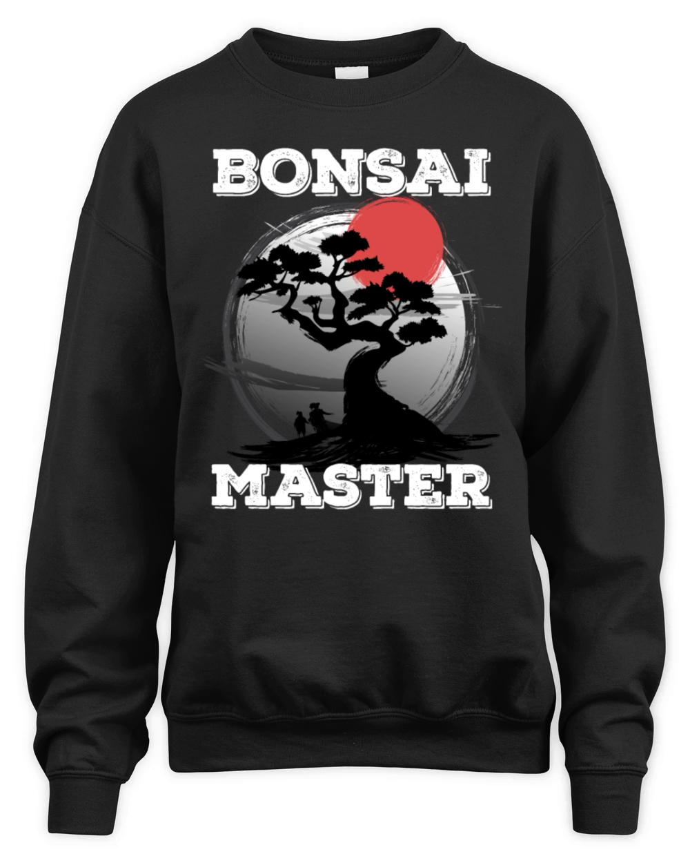 Bonsai Master Tree Sunset Miniature Plants Trees Unisex Premium Crewneck Sweatshirt
