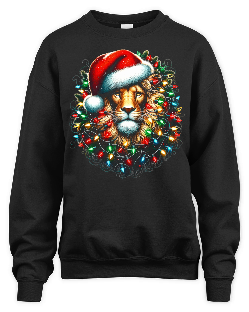 Christmas Lion1 Unisex Premium Crewneck Sweatshirt