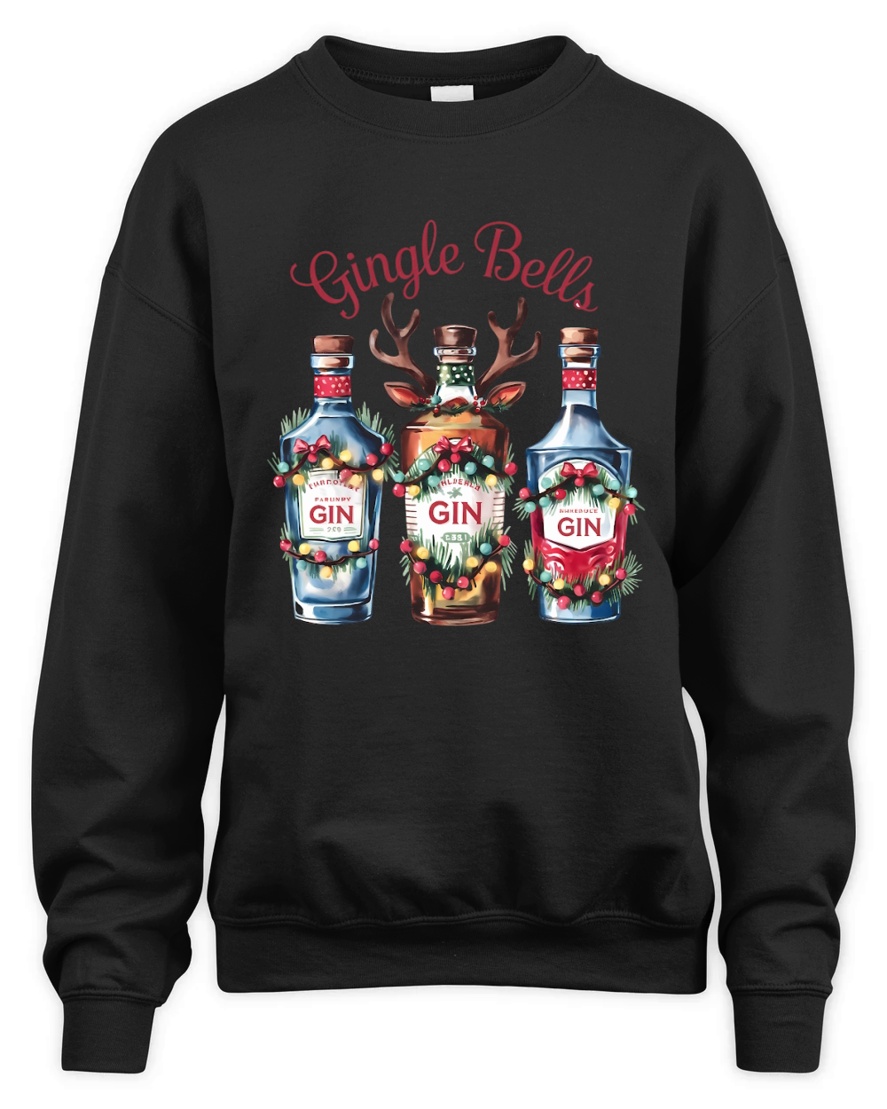 Gingle Bells Vintage Christmas 02 Unisex Premium Crewneck Sweatshirt