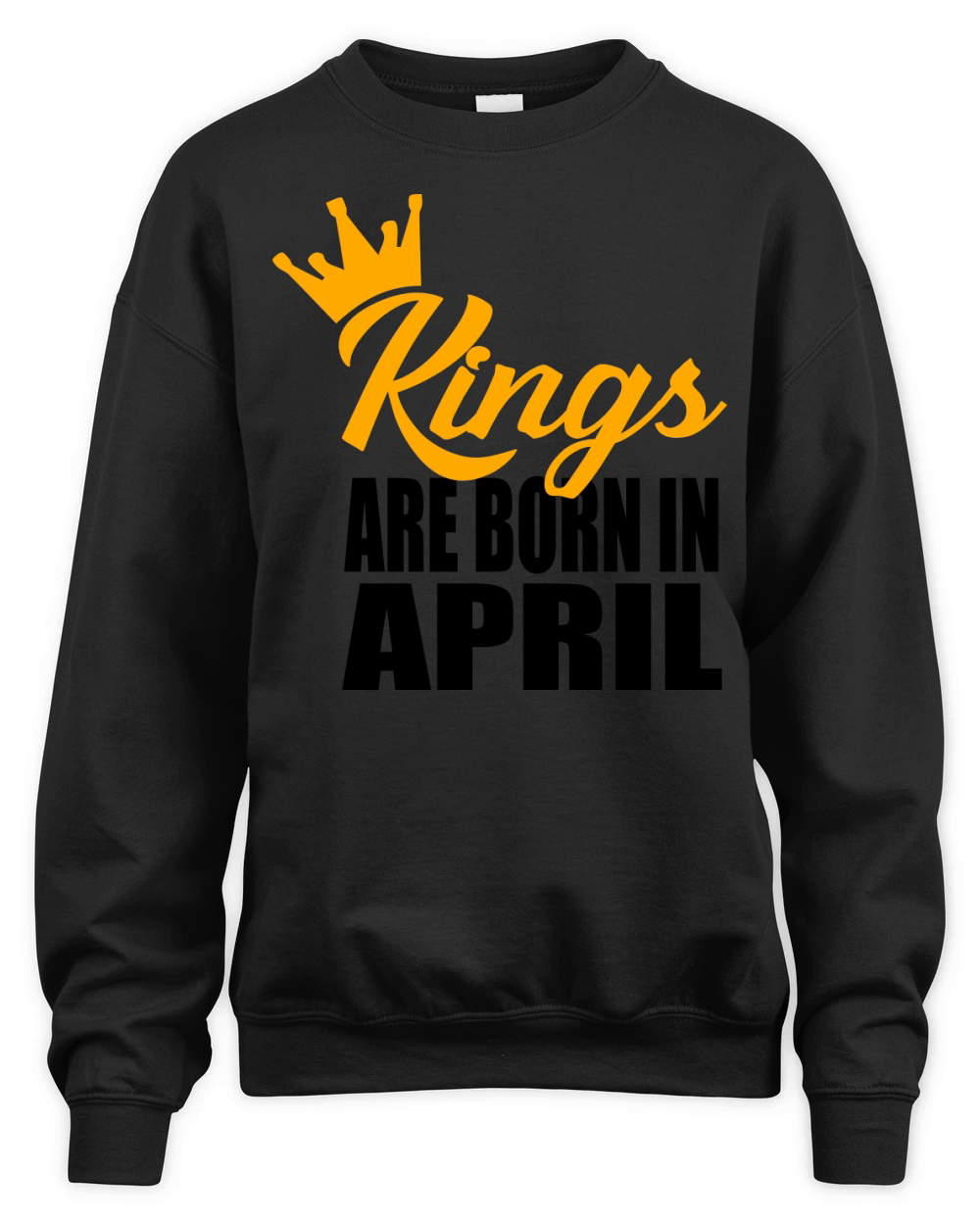 kings are born in april Unisex Premium Crewneck Sweatshirt
