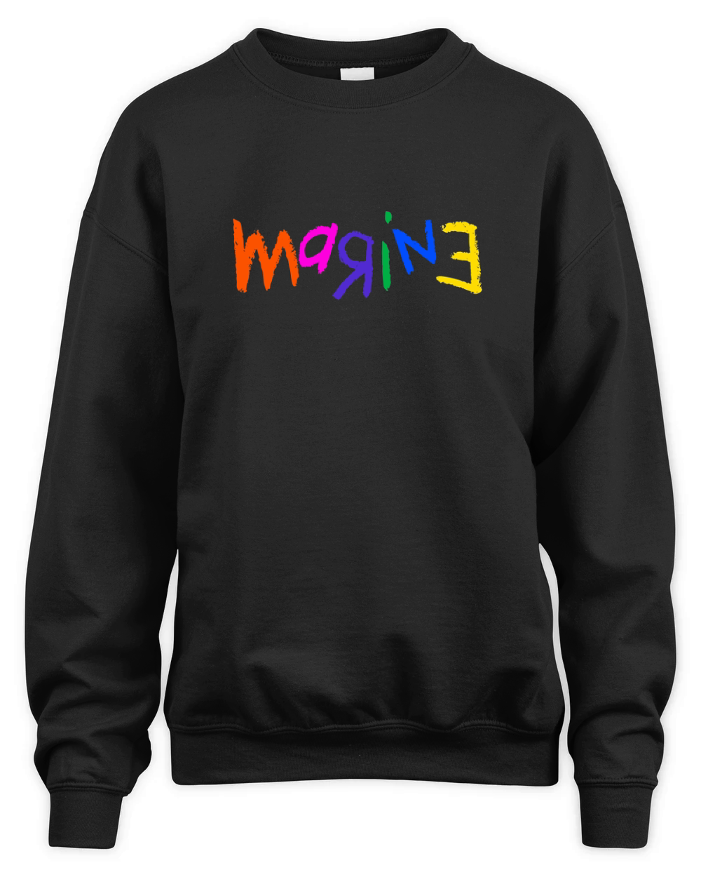 marine crayon  colorful art Unisex Premium Crewneck Sweatshirt