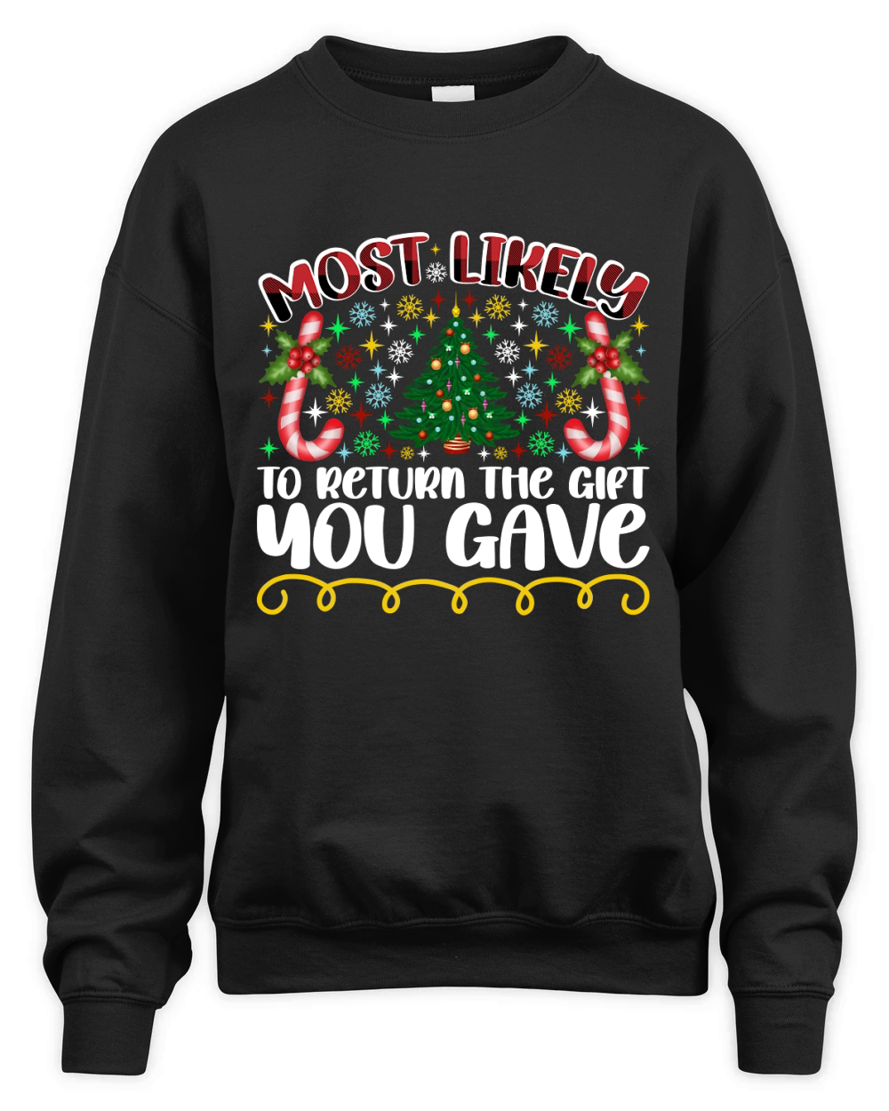 Most Likely To Return The Gift You Gave Unisex Premium Crewneck Sweatshirt