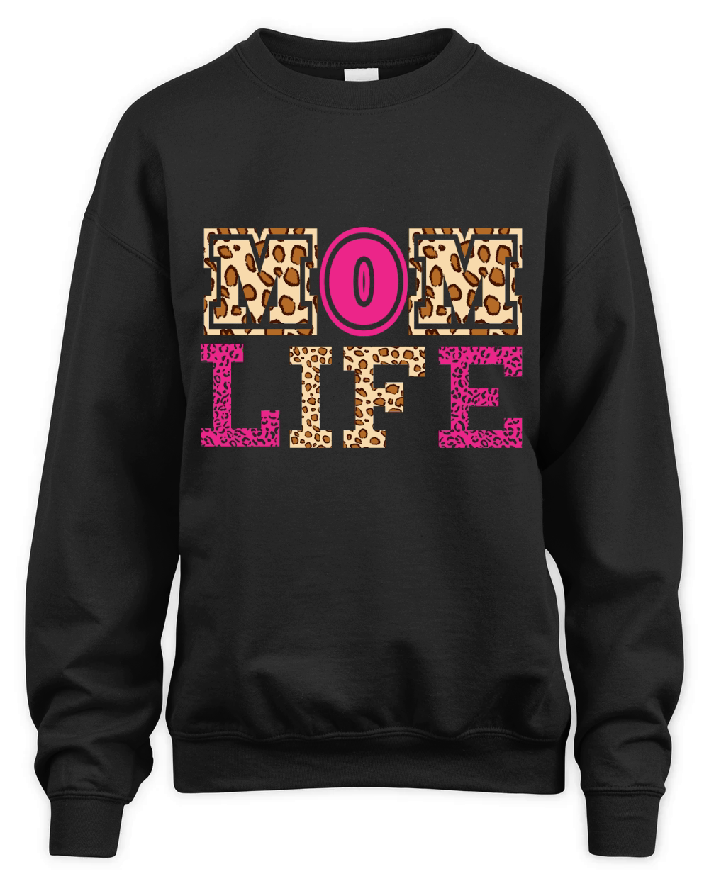 Mother day Mom Life Leopard Unisex Premium Crewneck Sweatshirt