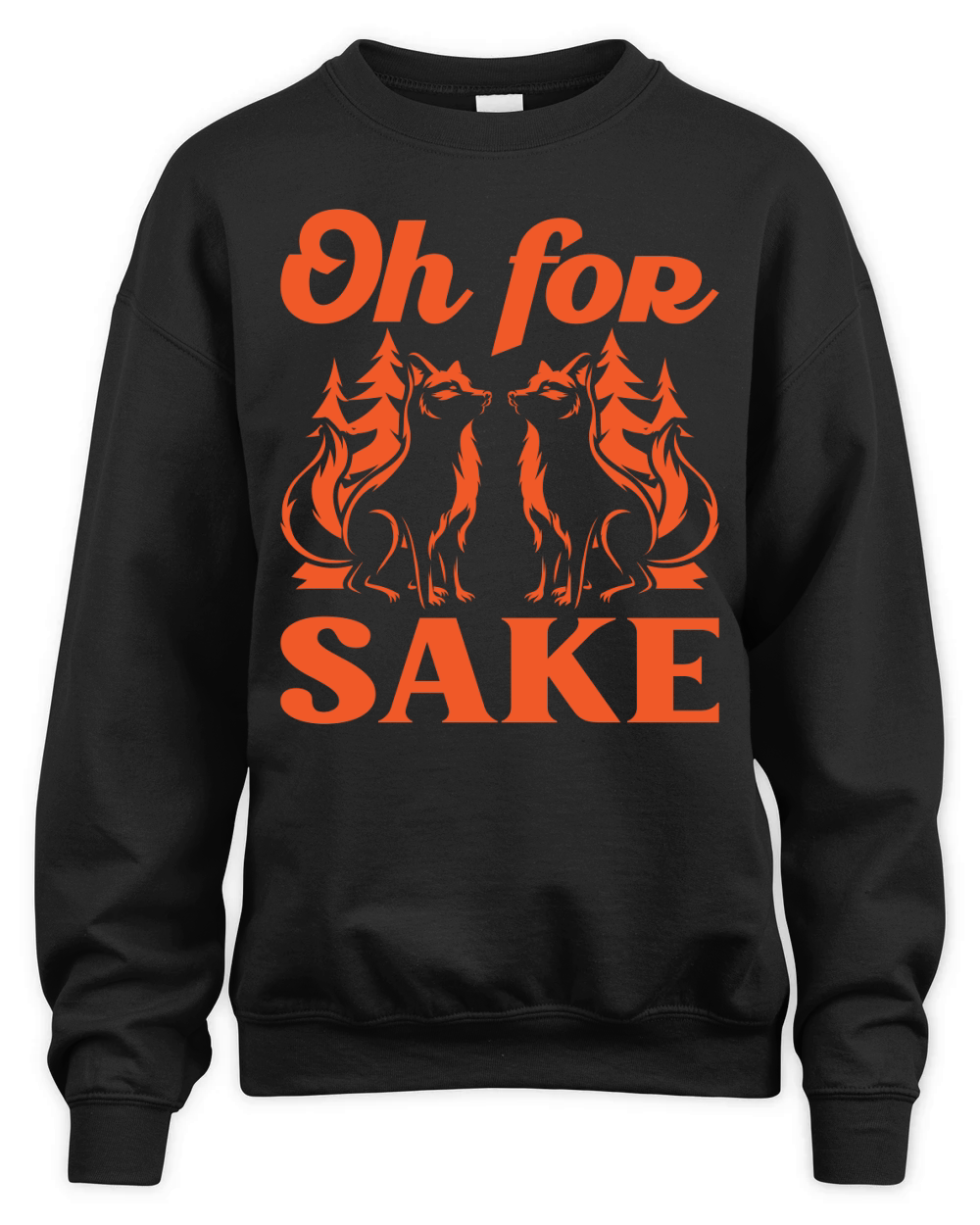 Oh for Fox Sake Unisex Premium Crewneck Sweatshirt