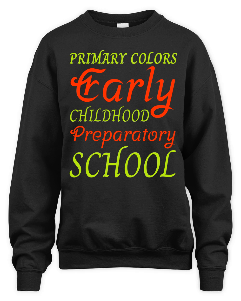 primary colors early [Converted] Unisex Premium Crewneck Sweatshirt