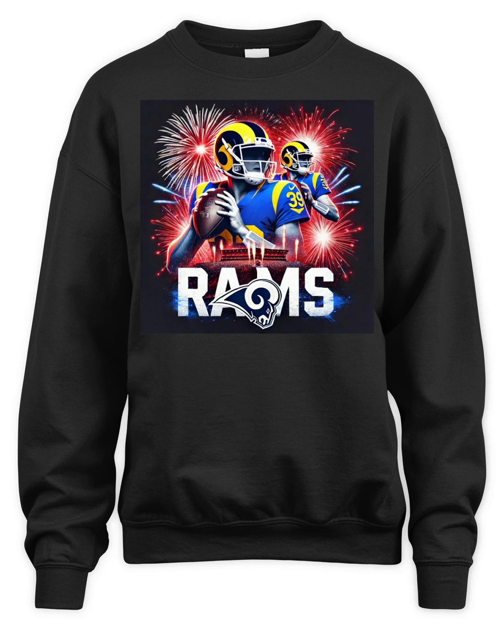 Rams Unisex Premium Crewneck Sweatshirt