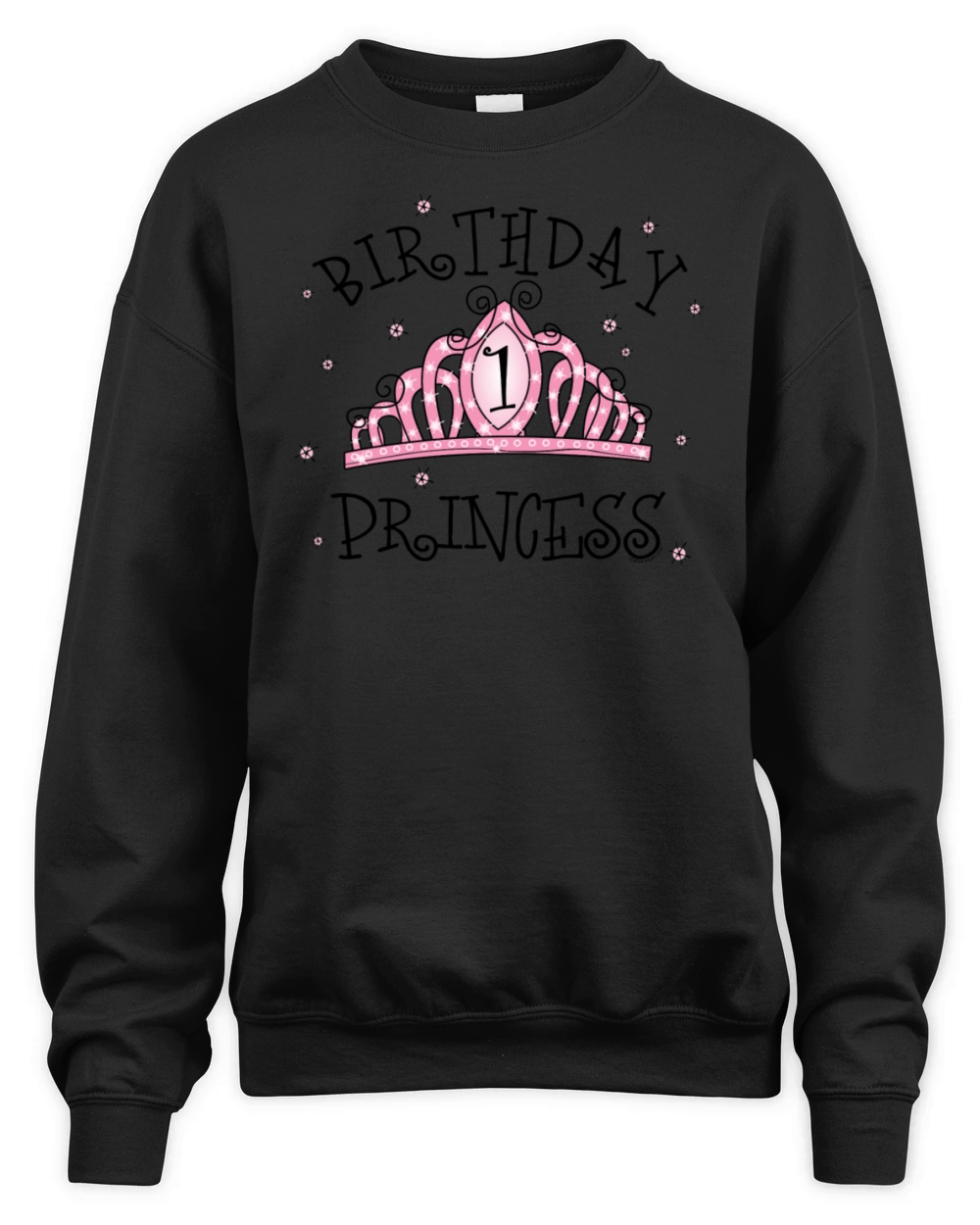 Tiara 1st Birthday Princess Unisex Premium Crewneck Sweatshirt