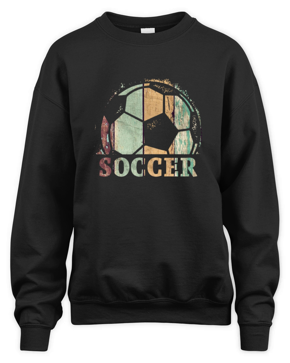 Vintage Soccer Player Futbol Coach design Unisex Premium Crewneck Sweatshirt