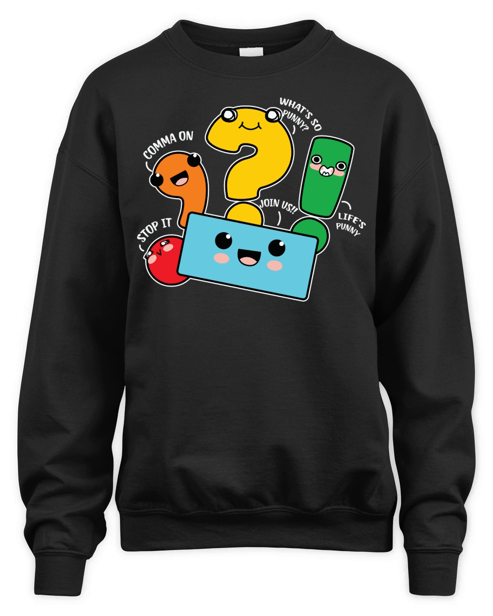 Whats so punny Unisex Premium Crewneck Sweatshirt
