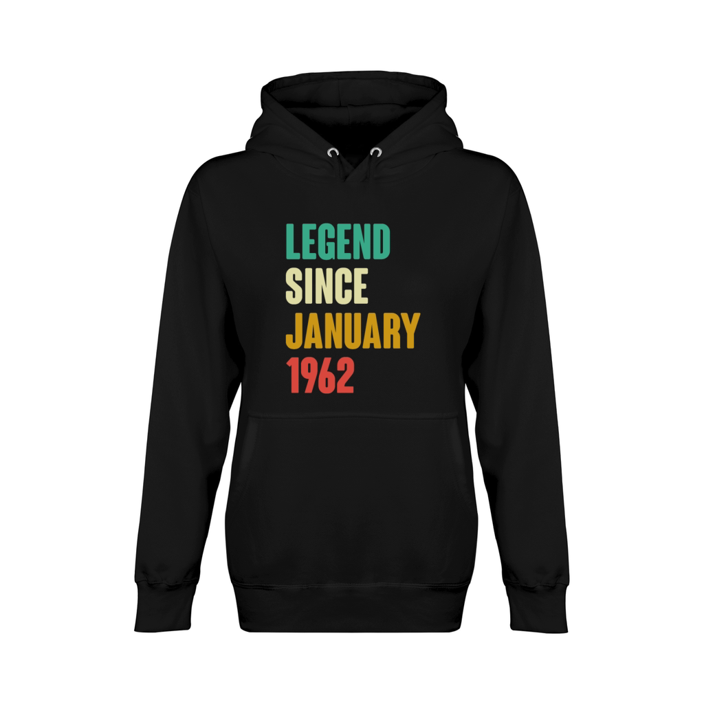 Born in January 1962 60th Birthday 60 Years Old Gi Unisex Premium Pullover Hoodie