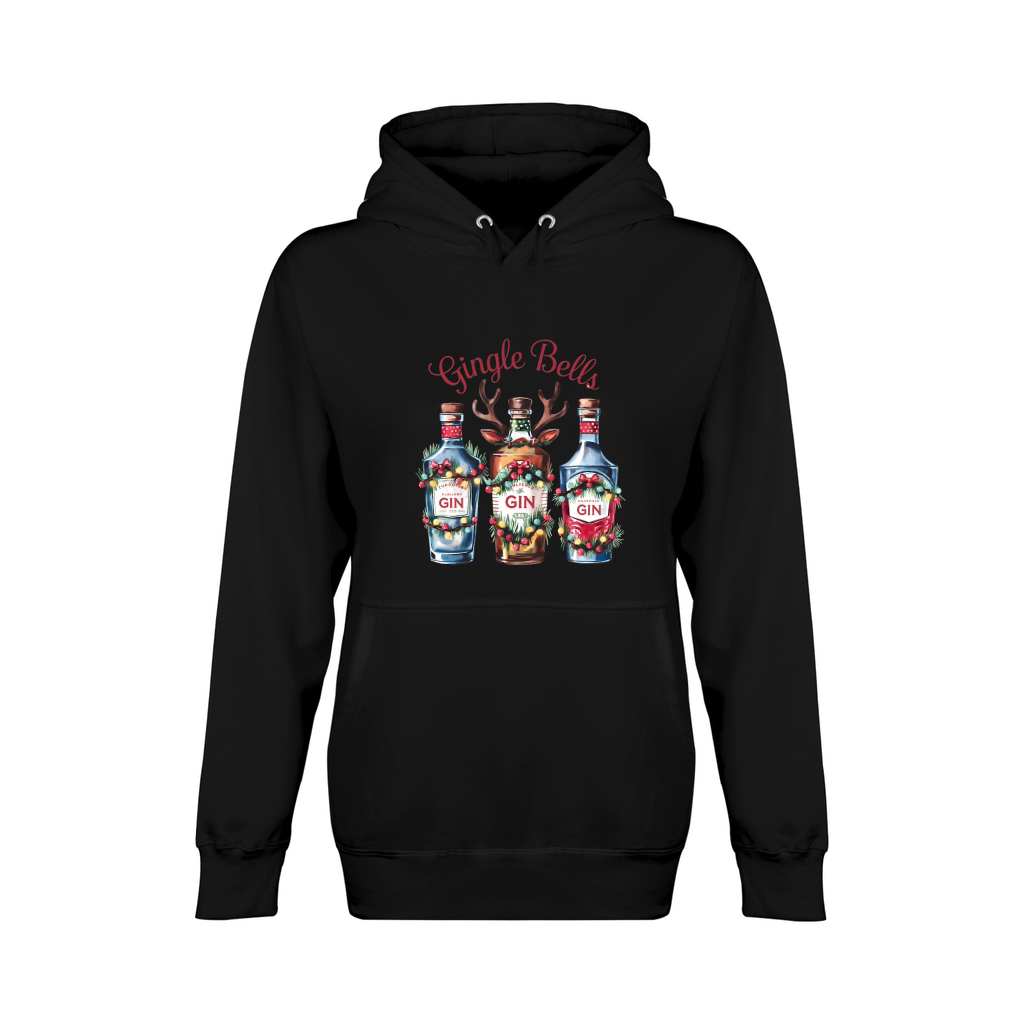 Gingle Bells Vintage Christmas 02 Unisex Premium Pullover Hoodie