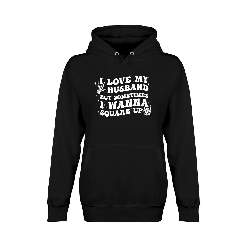 I Love My Husband 2 white Unisex Premium Pullover Hoodie