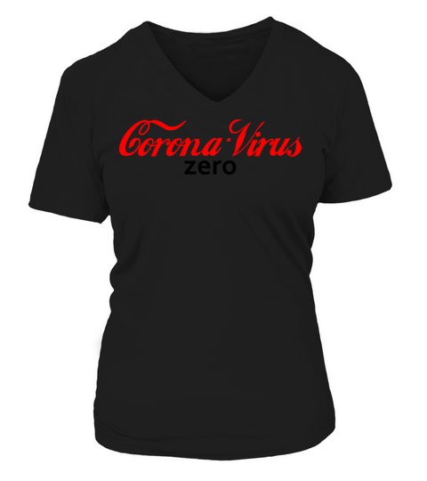 Coronavirus Zero V-neck T-Shirt Woman