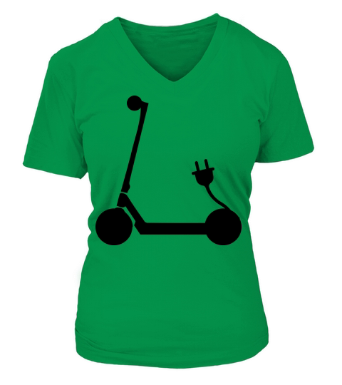 E-scooter Icon V-neck T-Shirt Woman