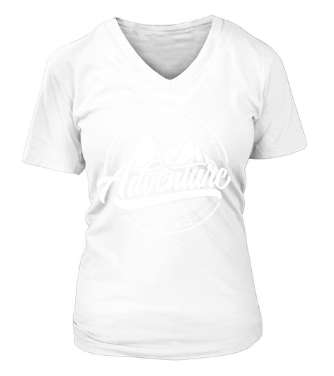 Mountain Sports V-neck T-Shirt Woman