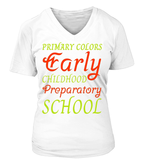 primary colors early [Converted] V-neck T-Shirt Woman