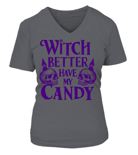 Witch Better Have My Candy 07 V-neck T-Shirt Woman