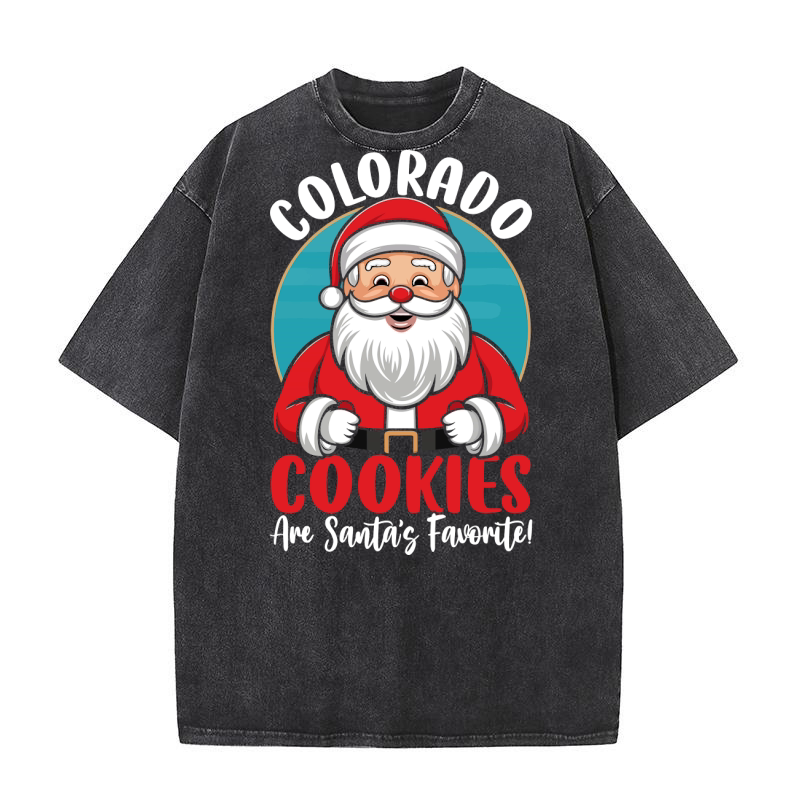 colorado cookies are santas favorite! Washed T-Shirt