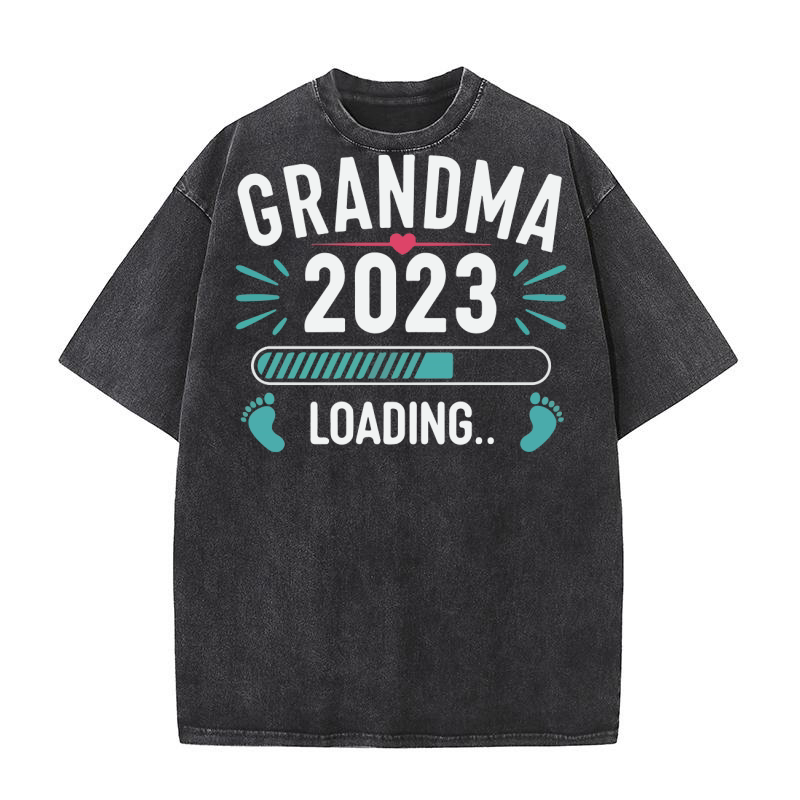 Grandma 2023 loading Washed T-Shirt